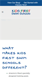 Mobile Screenshot of kidsfirstswimschools.com